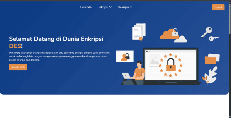DES-WEB Encryption App